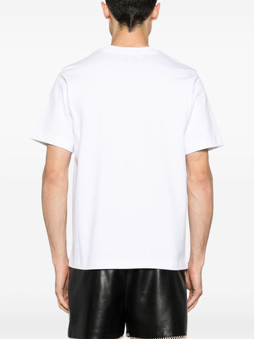 Statue En Marbre-print cotton T-shirt