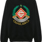 Casa Crest-embroidered sweatshirt